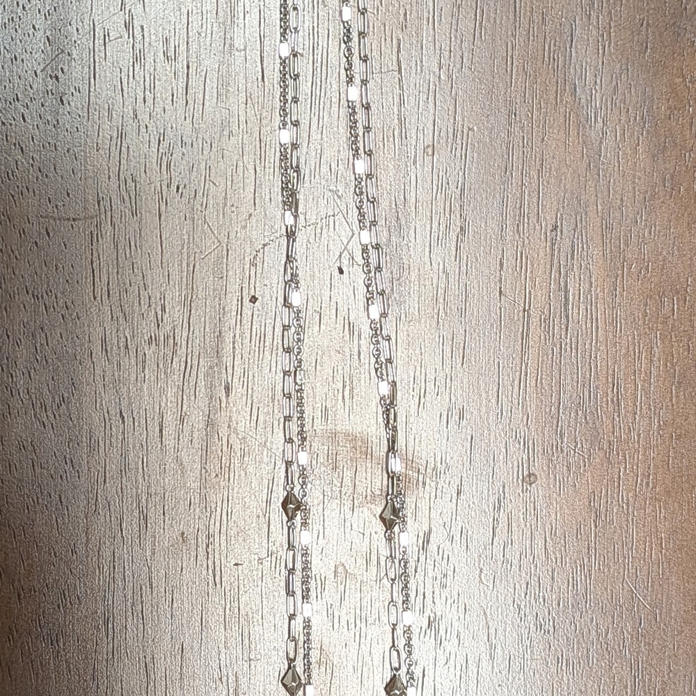 Kendra Scott Turquoise Silver Pendant Necklace - Picture 2 of 4